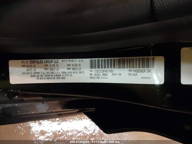 1C3CCCCG9FN517053 Chrysler 200 C