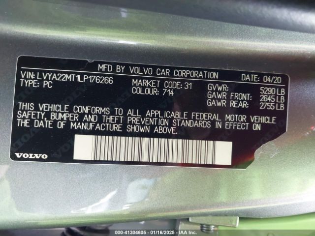 LVYA22MT1LP176266 Volvo S90 T6 R-design