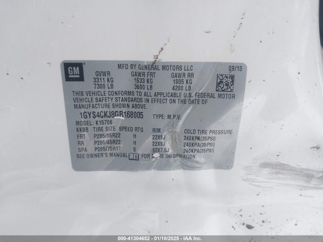 2016 CADILLAC ESCALADE 1GYS4CKJ8GR168005 Photo 8