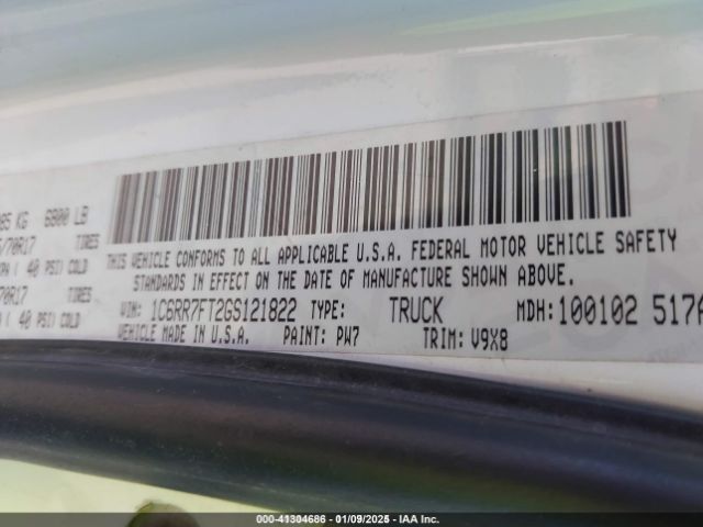 1C6RR7FT2GS121822 RAM 1500 Tradesman