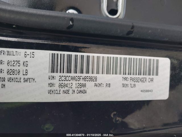 2C3CCAAG9FH859828 Chrysler 300 Limited