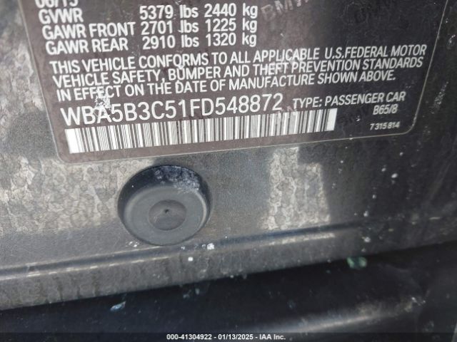 WBA5B3C51FD548872 BMW 535i Xdrive