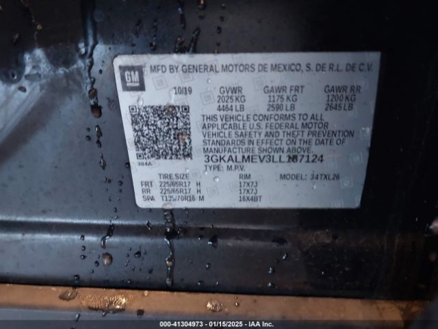 2020 GMC TERRAIN 3GKALMEV3LL187124 Photo 8