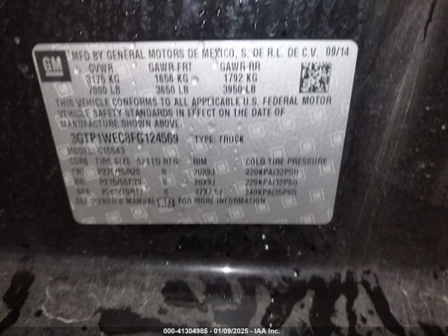 3GTP1WEC8FG124569 GMC Sierra 1500 Denali