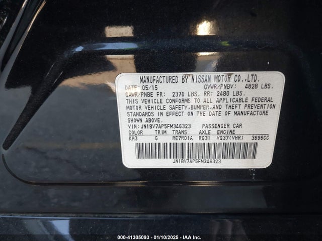 Infiniti 2015 2015 JN1BV7AP5FM346323 Image 9