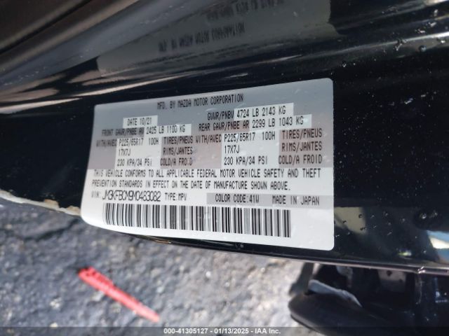 JM3KFBCM9M0483082 Mazda Cx-5 Touring