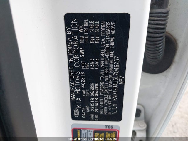 KIA SOUL LX 2020 KNDJ23AU5L7046257 Image 9
