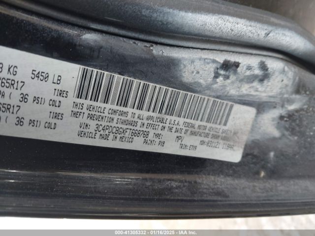 2015 DODGE JOURNEY 3C4PDCBGXFT668768 Photo 8