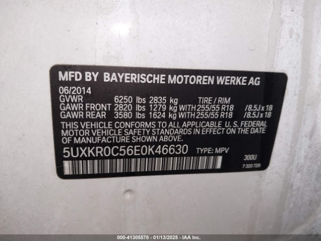 5UXKR0C56E0K46630 BMW X5 Xdrive35i