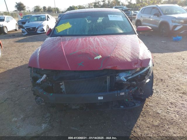 KMHLM4AJ8PU044875 Hyundai Elantra Hybrid Blue