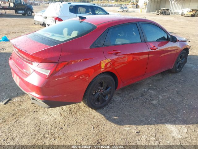 KMHLM4AJ8PU044875 Hyundai Elantra Hybrid Blue