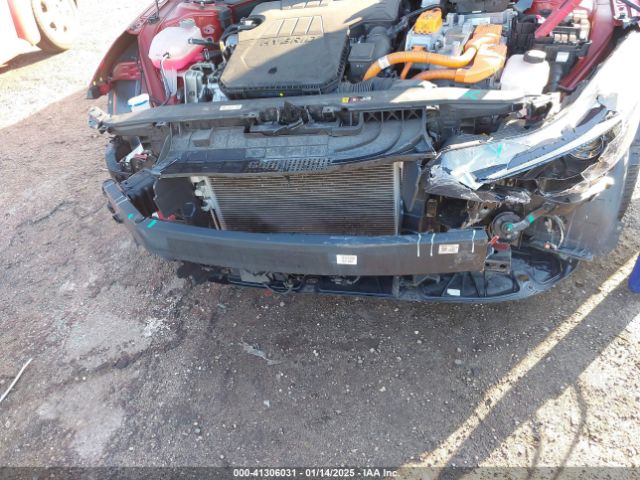 KMHLM4AJ8PU044875 Hyundai Elantra Hybrid Blue