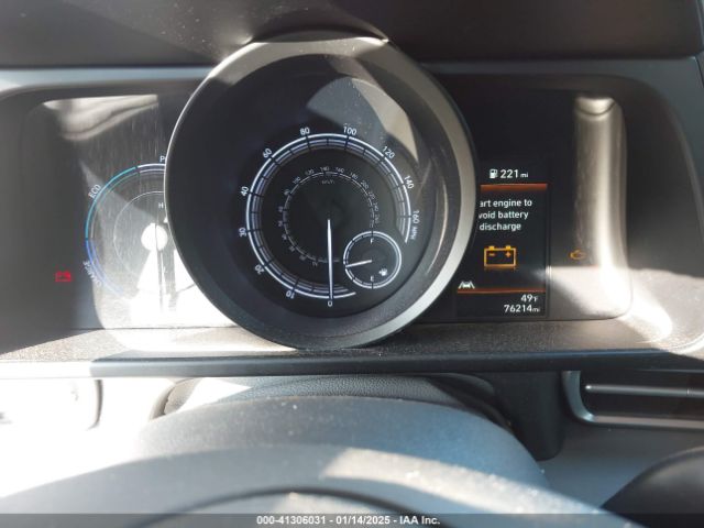 KMHLM4AJ8PU044875 Hyundai Elantra Hybrid Blue