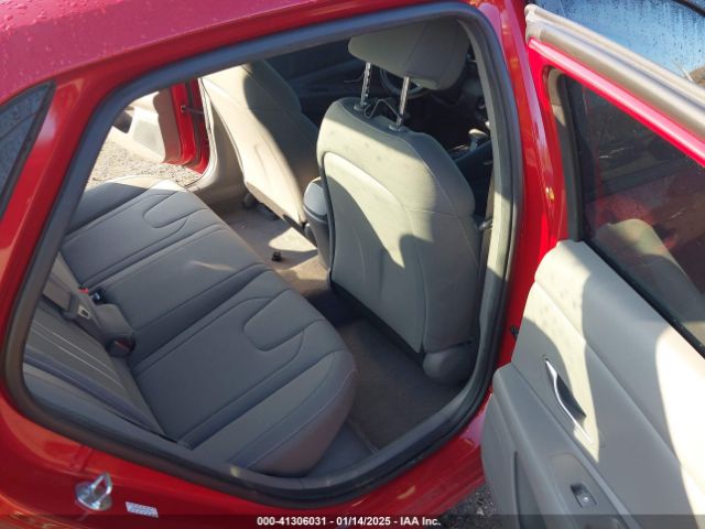 KMHLM4AJ8PU044875 Hyundai Elantra Hybrid Blue