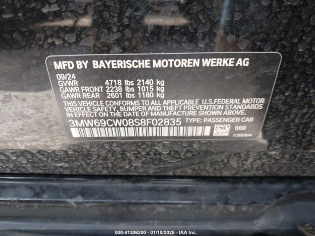 3MW69CW08S8F02835 BMW 3 Series 330i