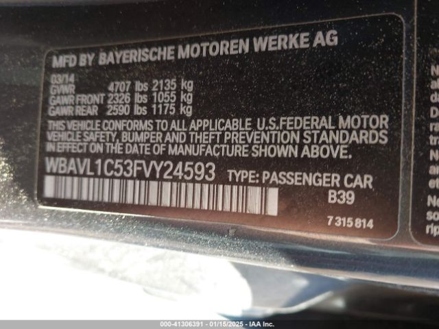 WBAVL1C53FVY24593 BMW X1 Xdrive28i