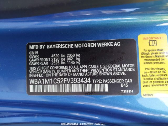 WBA1M1C52FV393434 BMW M235