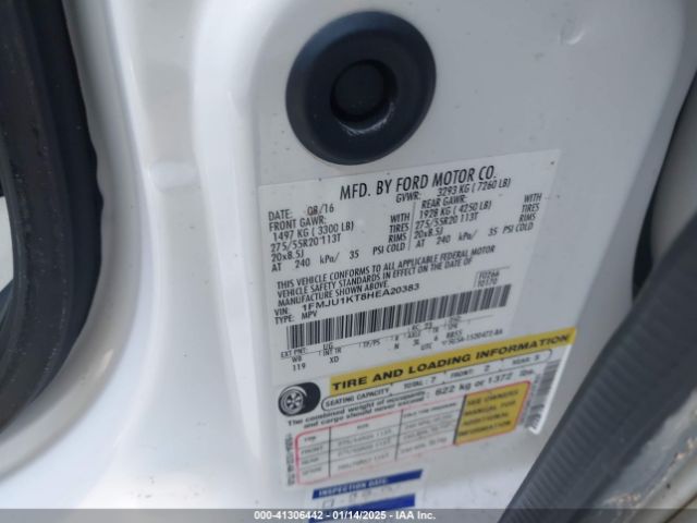 1FMJU1KT8HEA20383 Ford Expedition Limited