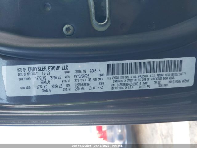 1C6RR6GG4ES198619 RAM 1500 Big Horn