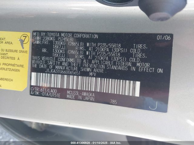 2006 LEXUS RX 330 JTJGA31U660065651 Photo 8