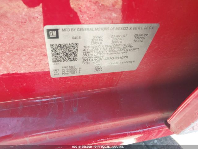 3GCUKSEJ8JG384079 Chevrolet Silverado 1500 1lz