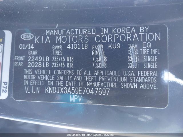 KNDJX3A59E7047697 KIA Soul !