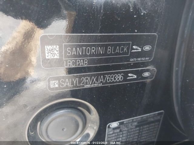 SALYL2RVXJA769386 Land Rover Range Rover Velar P380 Se R-dynamic
