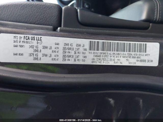 1C4RJFBG9JC139142 Jeep Grand Cherokee Limited 4x4