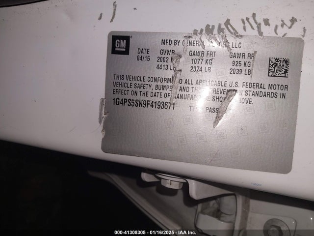 1G4PS5SK9F4193671 Buick Verano Leather Group