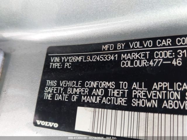 YV126MFL9J2453341 Volvo S60 T5 Dynamic