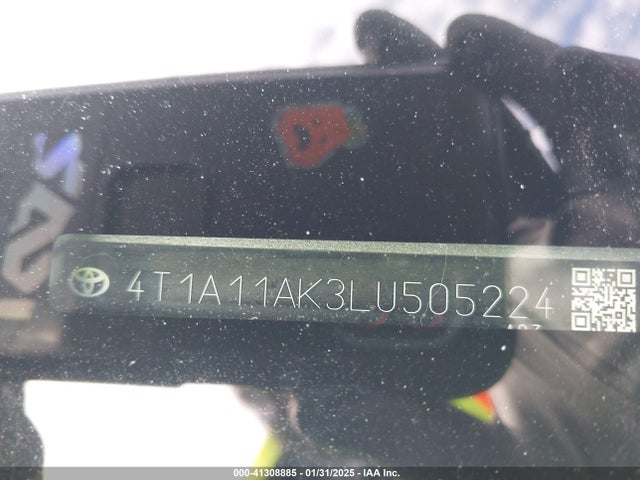 Toyota CAMRY L 2020 4T1A11AK3LU505224 Image 9