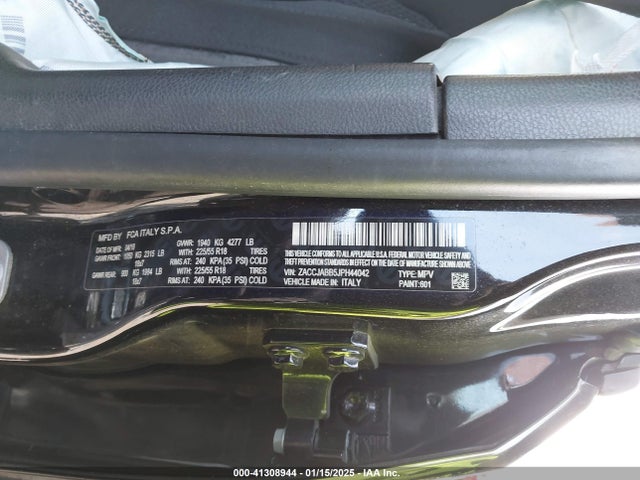 ZACCJABB5JPH44042 Jeep Renegade Altitude Fwd