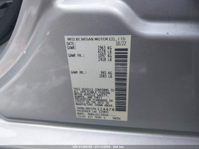 1N4BL4BV1PN324478 Nissan Altima