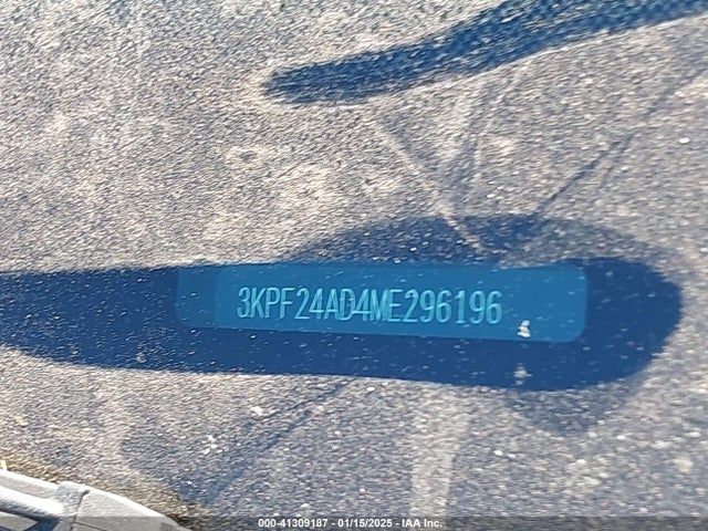 3KPF24AD4ME296196 KIA Forte