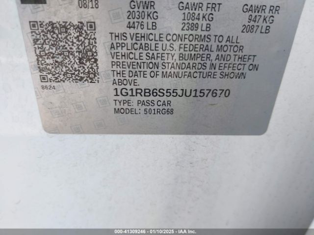 1G1RB6S55JU157670 Chevrolet Volt Premier