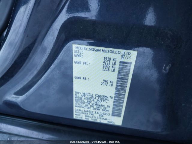 1N4AL3AP6EC101662 Nissan Altima