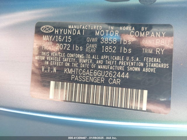 Hyundai Veloster Turbo Rally Edition 2016 KMHTC6AE6GU262444 Image 9