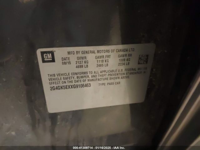 2G4GK5EXXG9106463 Buick Regal Turbo