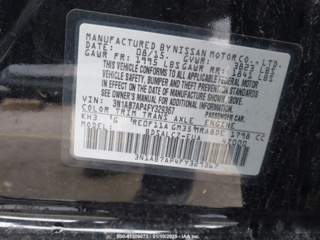 3N1AB7AP4FY329367 Nissan Sentra