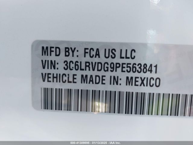 3C6LRVDG9PE563841 RAM Promaster