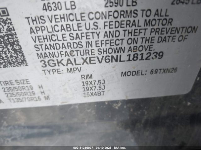 2022 GMC TERRAIN 3GKALXEV6NL181239 Photo 8