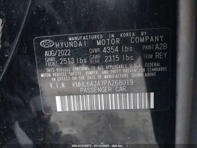 KMHL64JA7PA268019 Hyundai Sonata