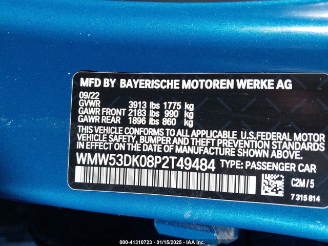 2023 MINI HARDTOP 4 DOOR WMW53DK08P2T49484 Photo 8