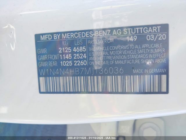 2021 MERCEDES-BENZ GLA W1N4N4HB7MJ136036 Photo 8