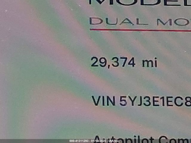 5YJ3E1EC8PF603457 Tesla 2023