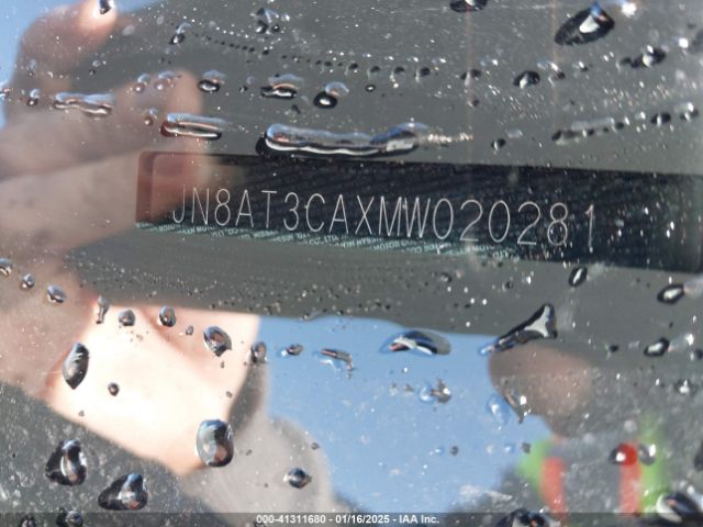 JN8AT3CAXMW020281 Nissan Rogue Sl Fwd