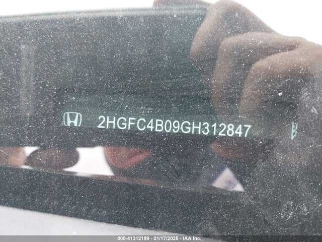 Honda Civic 2016 2HGFC4B09GH312847 Image 9