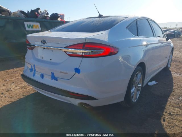 3FA6P0UU0JR204324 Ford Fusion Hybrid S