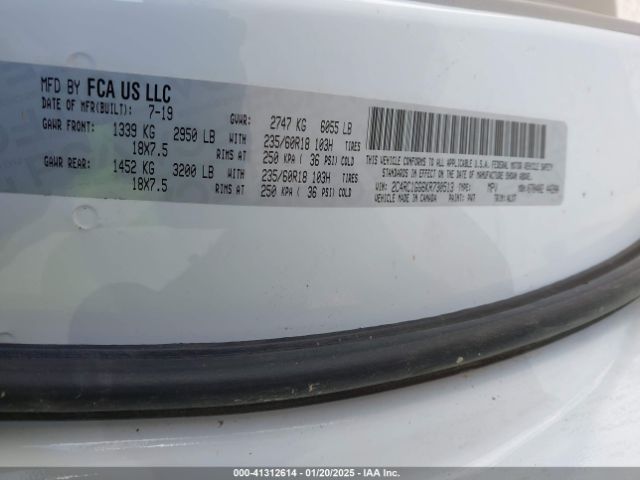 2C4RC1GG6KR730513 Chrysler Pacifica Limited