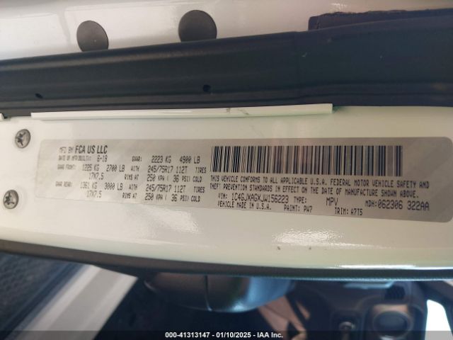 1C4GJXAGXJW156223 Jeep Wrangler Sport S 4x4